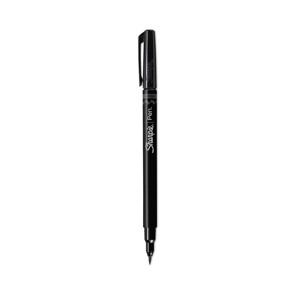 Sharpie Brush Tip Pens, Fine, Black, PK12 2011280
